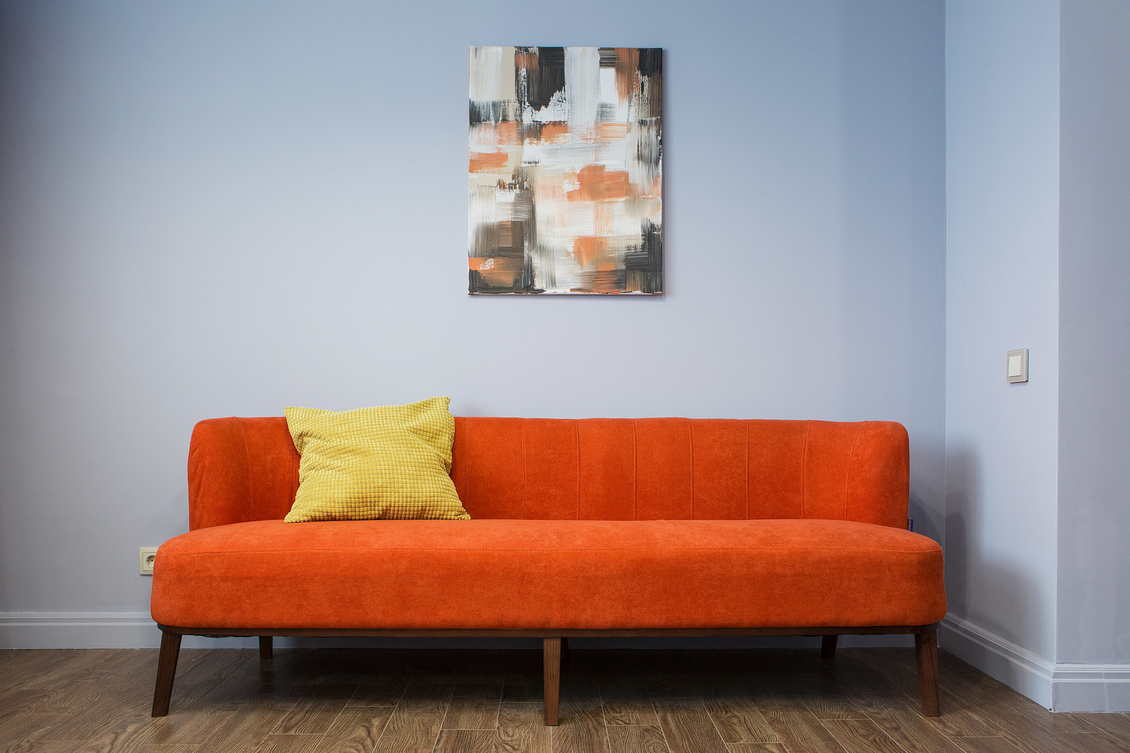 Дизайн однокомнатной квартиры в стиле Mid-century