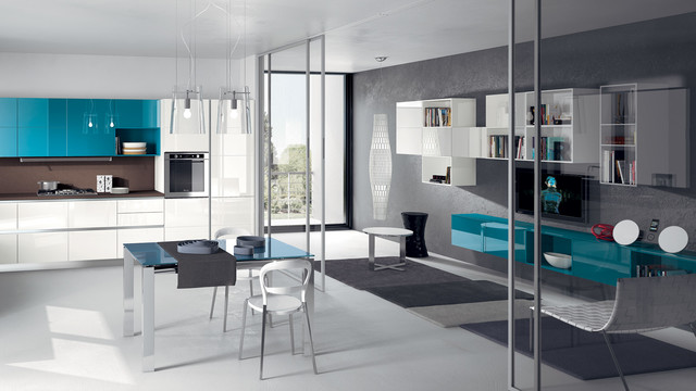 Tetrix Living - Scavolini moderne-dagligstue
