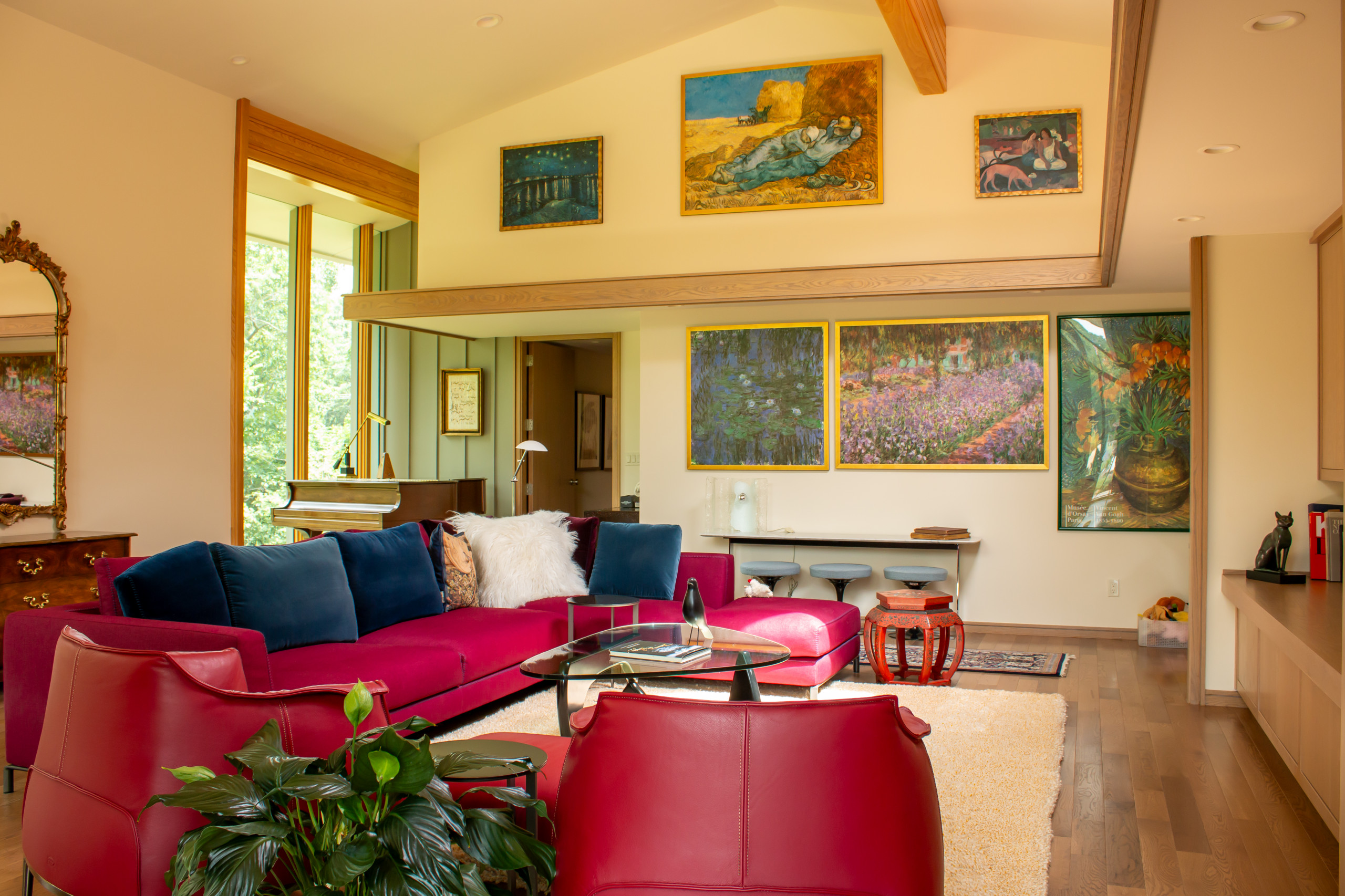 Frank Lloyd Wright Inspired Interior (Corcoran)