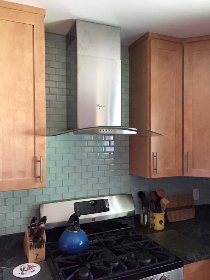 Inspiration for a transitional kitchen remodel in New York