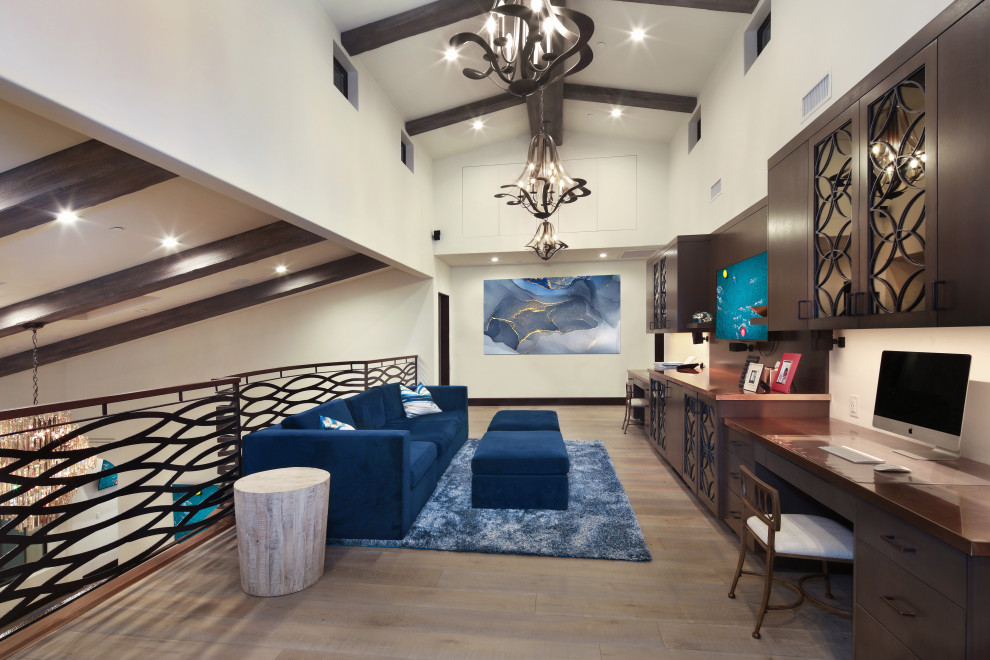 Eclectic home design photo in Orange County