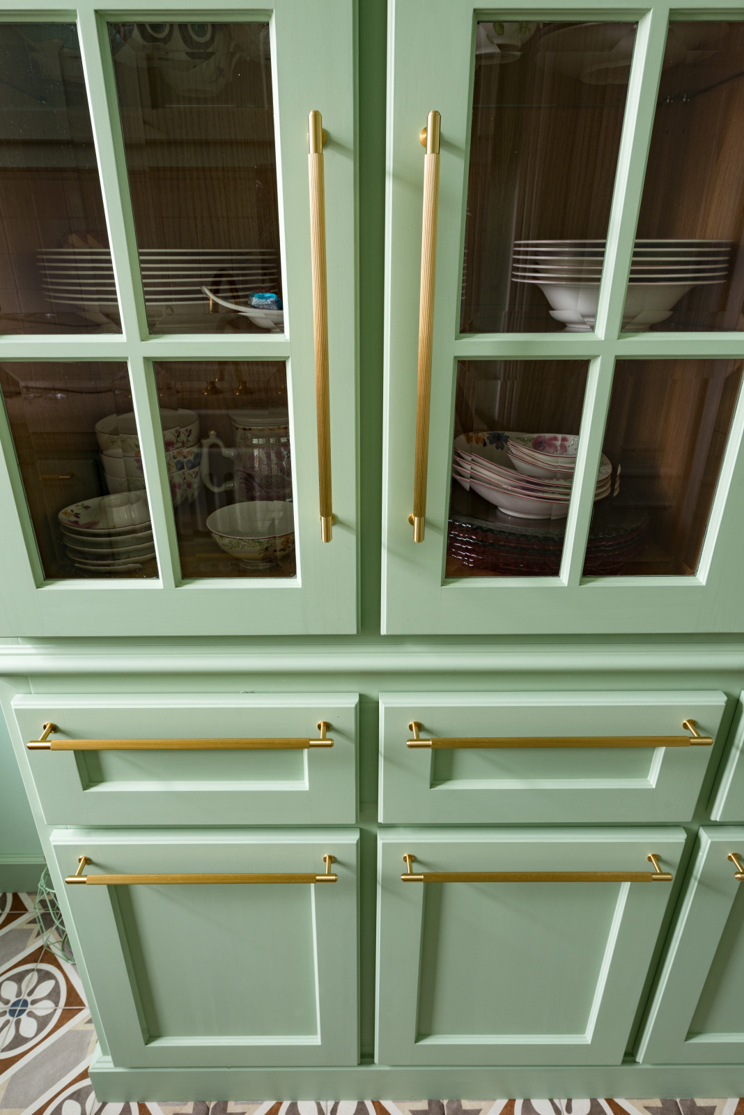 Кухня в духе парижского Laduree