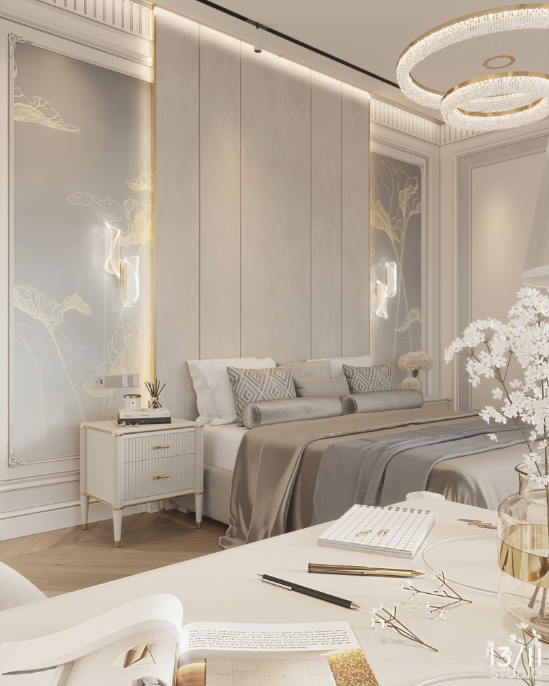 Трехкомнатная квартира в современной классике