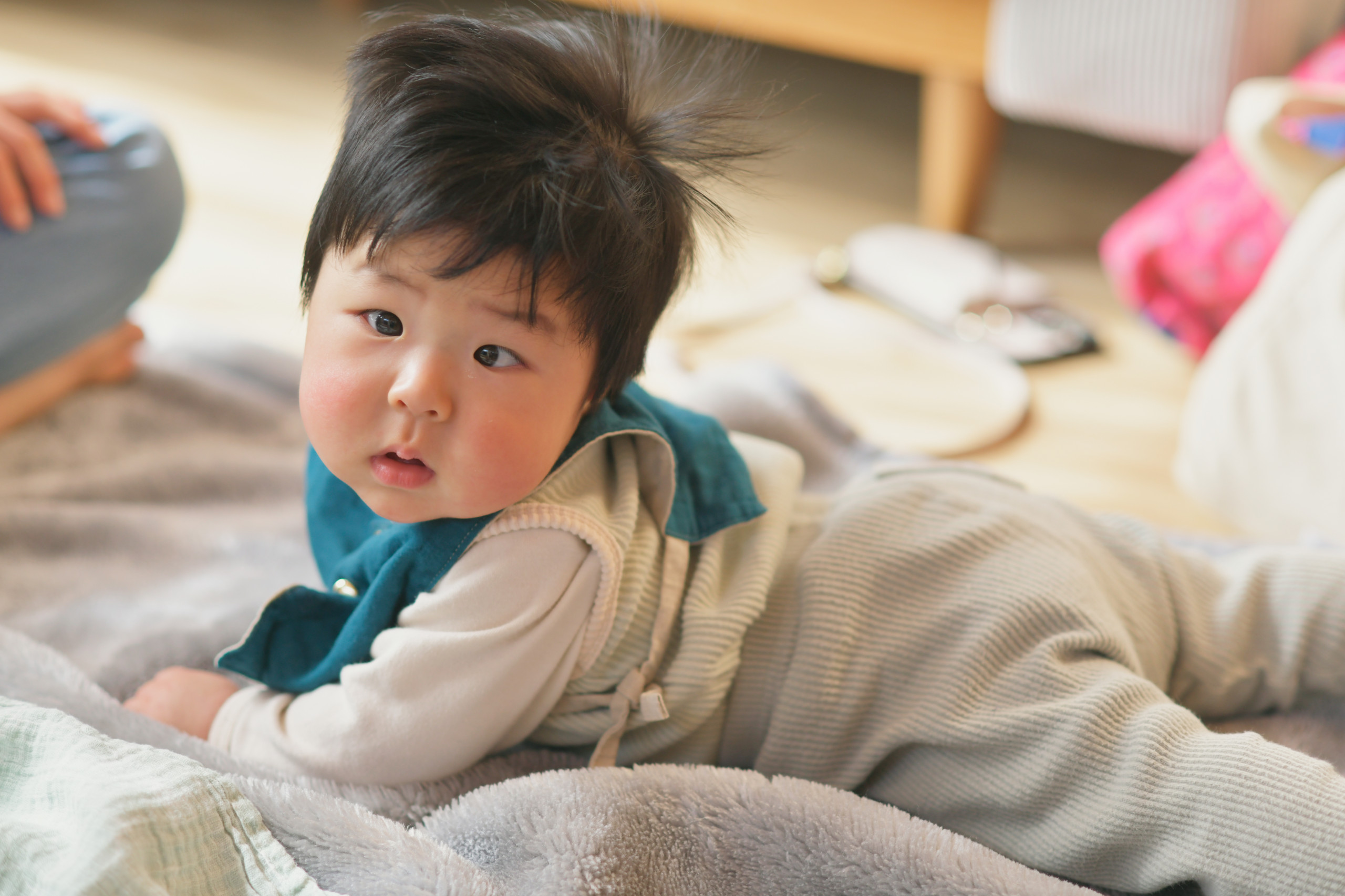 家族の笑顔輝く自然素材の家