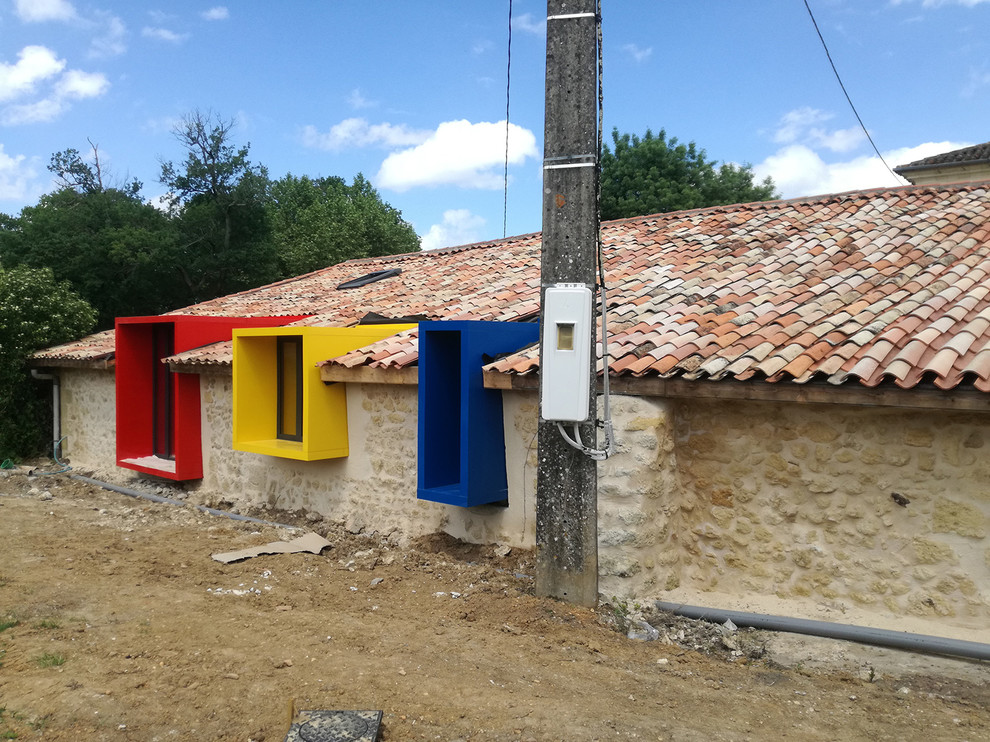 Rénovation d'une grange en deux gîtes ruraux (en cours)