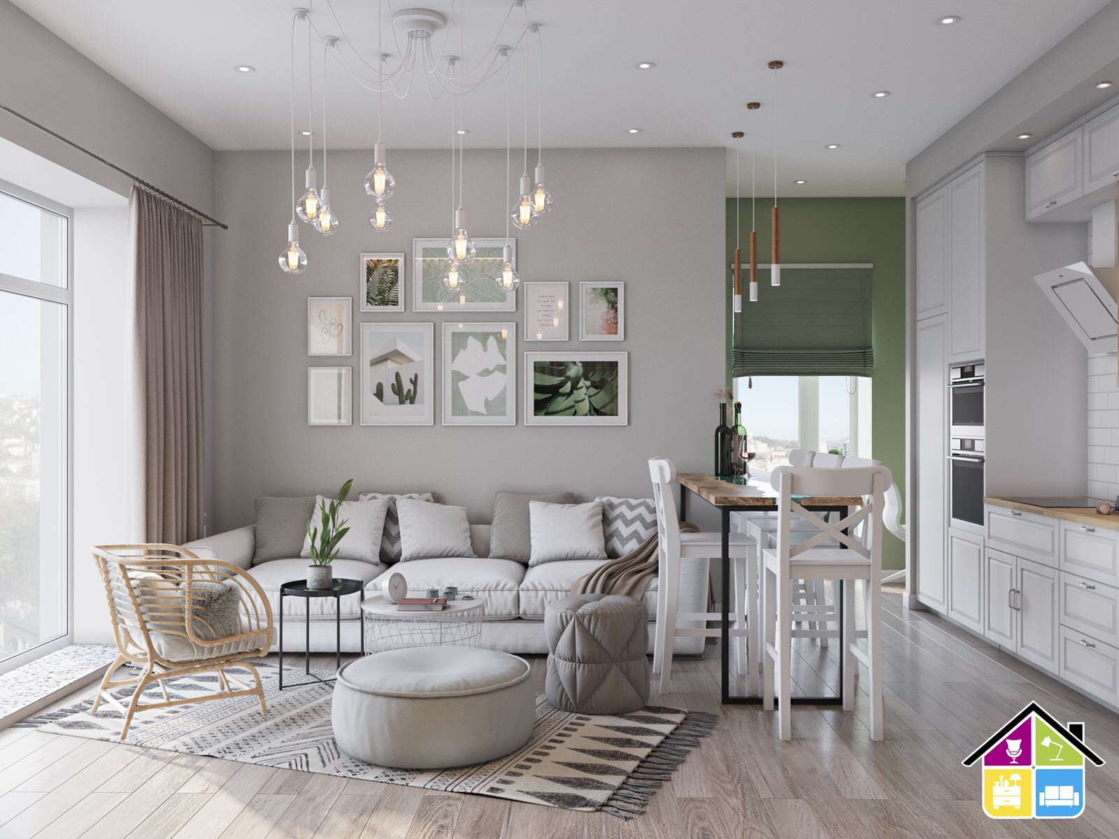 Дизайн-проект в скандинавском стиле