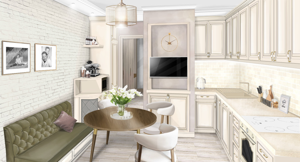 Трехкомнатная квартира - декорирование