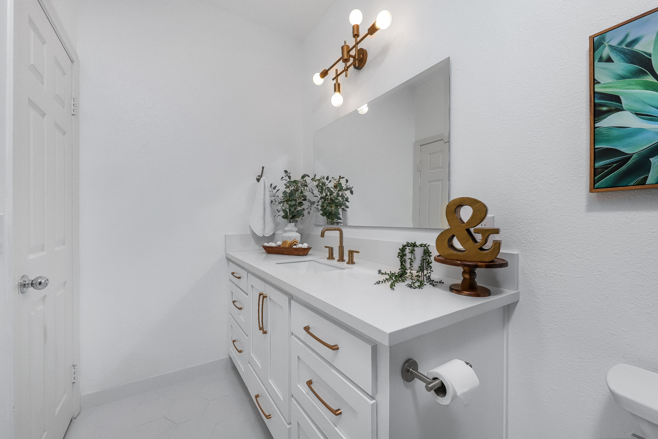 Vivid Guest Bath Remodel in Palmadle, CA *Las Brisas