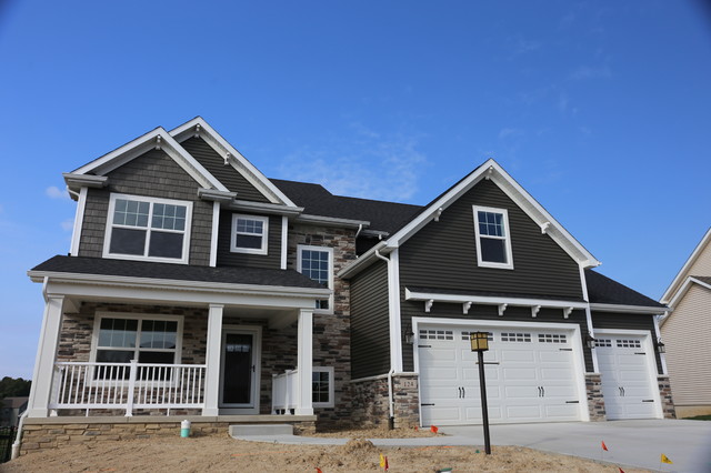 Ridgeview Drive amerikansk-craftsman-fasad