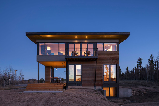 Stanley Ridge Shed contemporain-facade