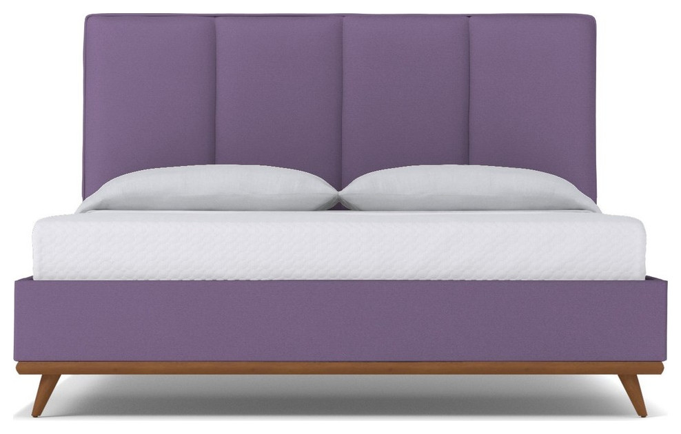 Apt2B Carter Upholstered Bed, Lavender Velvet, California King