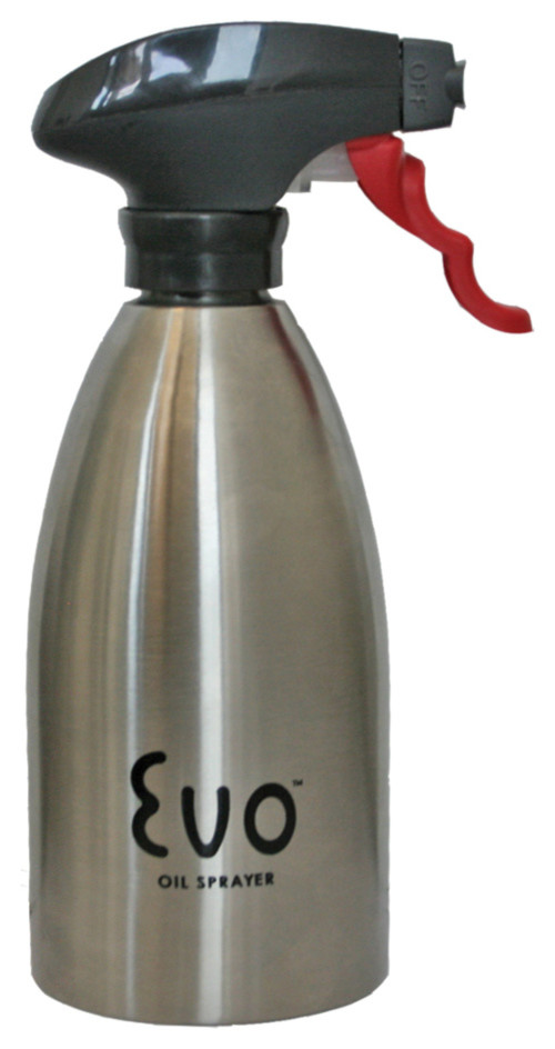 Evo Stainless Steel 16 Ounce Oil Sprayer Contemporary Oil And