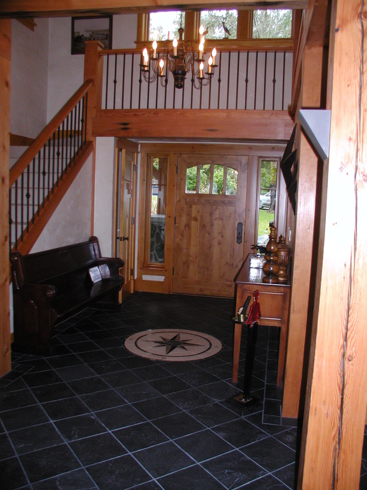 This is an example of a traditional entryway in Seattle.