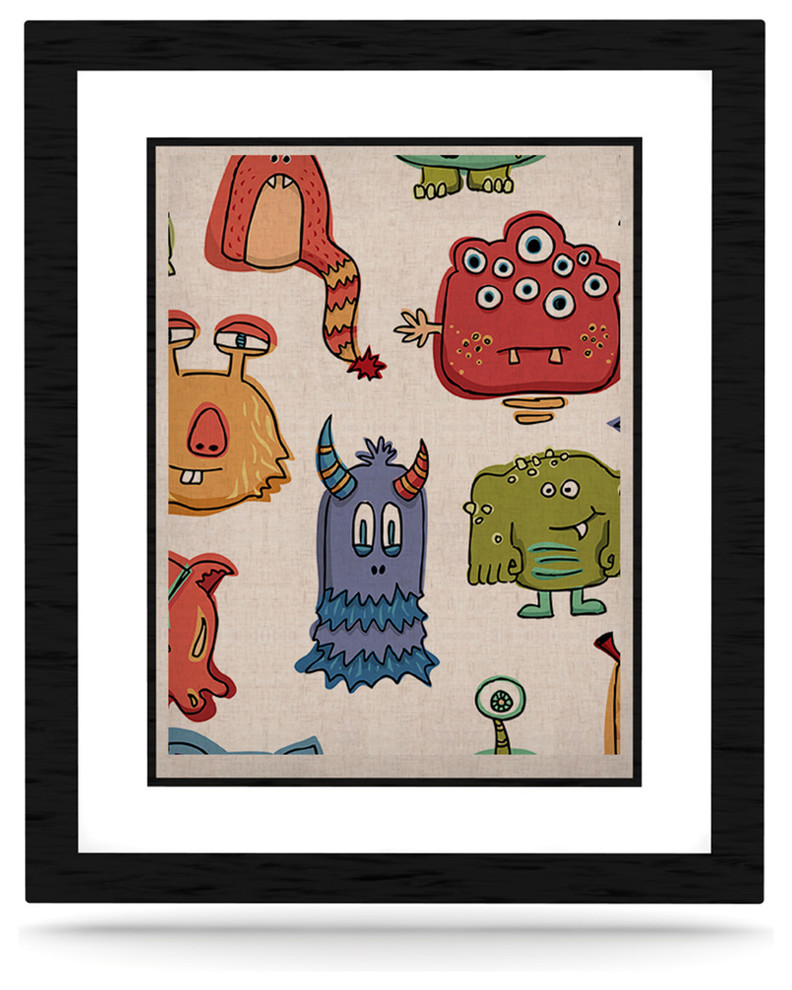Brienne Jepkema "Little Monsters" KESS Natural Canvas