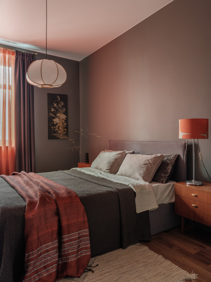 Example of a bedroom design in Moscow