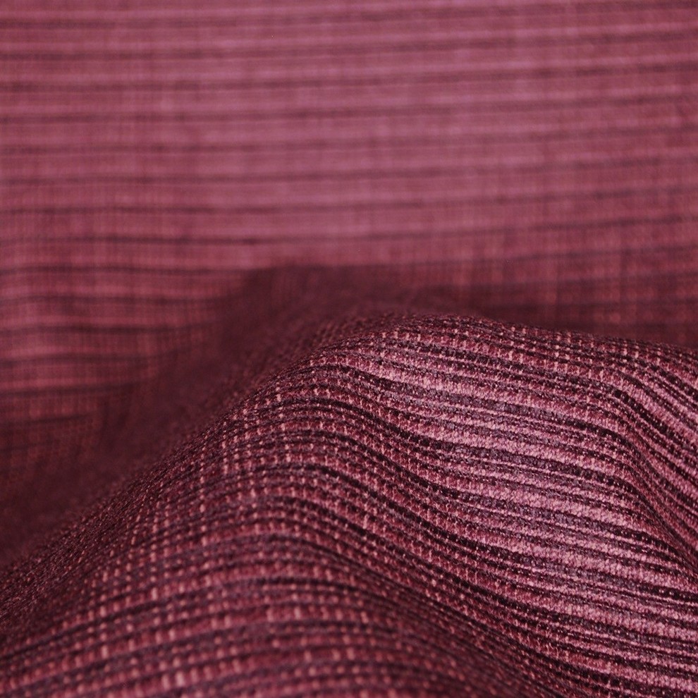 Barclay Purple Ribbed Chenille Upholstery Fabric, Sample