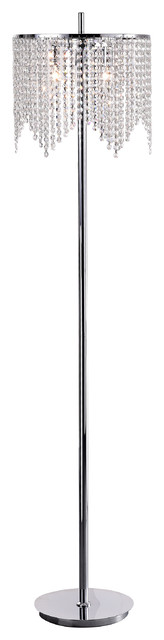 glam crystal floor lamp