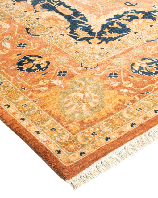Isla, One-of-a-Kind Hand-Knotted Area Rug, Brown, 6'1"x9'1"