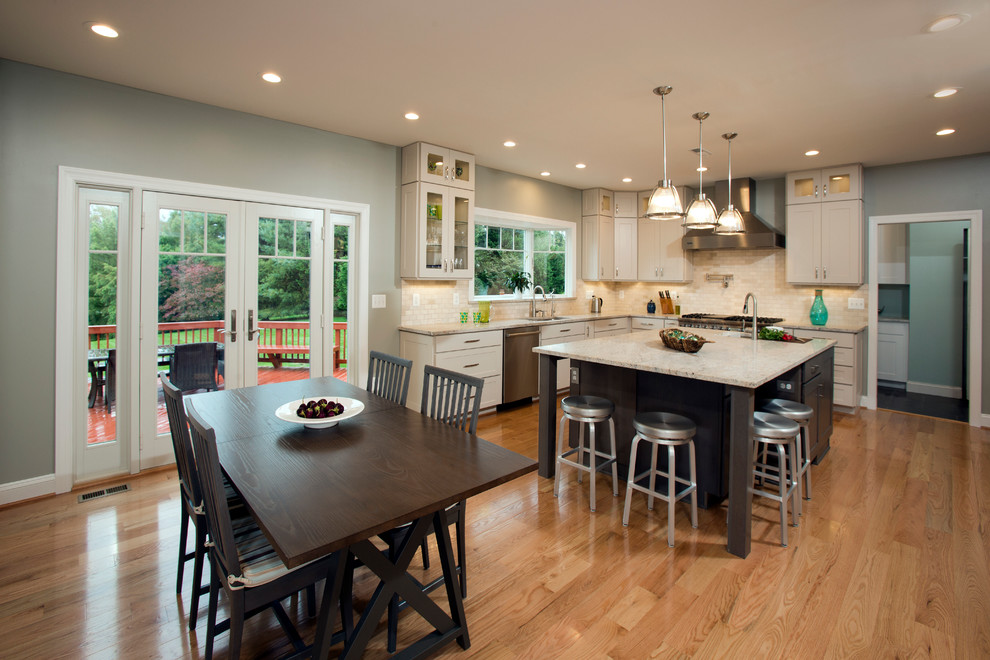 Inspiration for a transitional kitchen remodel in DC Metro