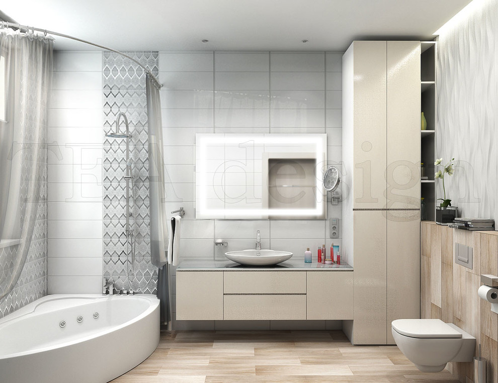 Минимализм хозяйской спальни