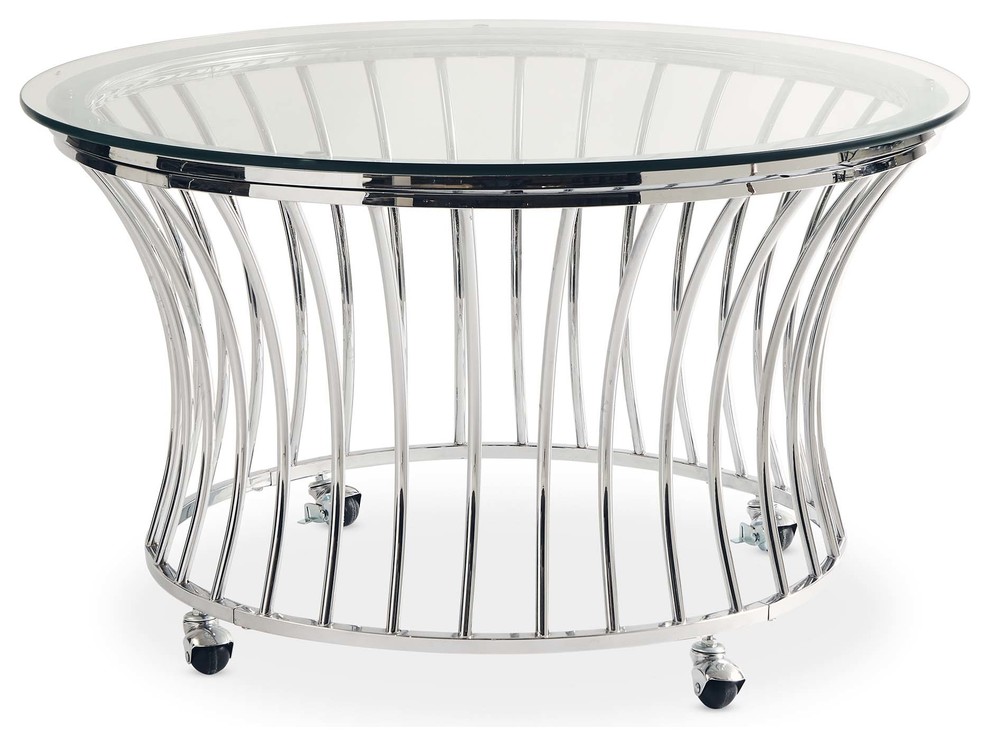 Picket House Furnishings Astoria Round Coffee Table Contemporary