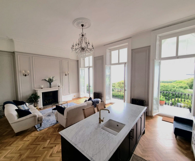 Lewes Crescent, Brighton klassisk-vardagsrum