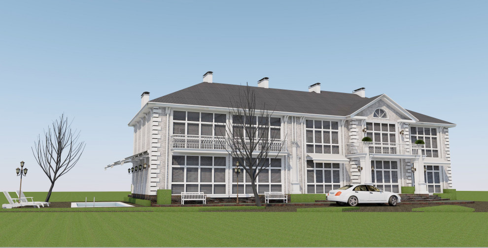 Архитектура здания в классическом стиле