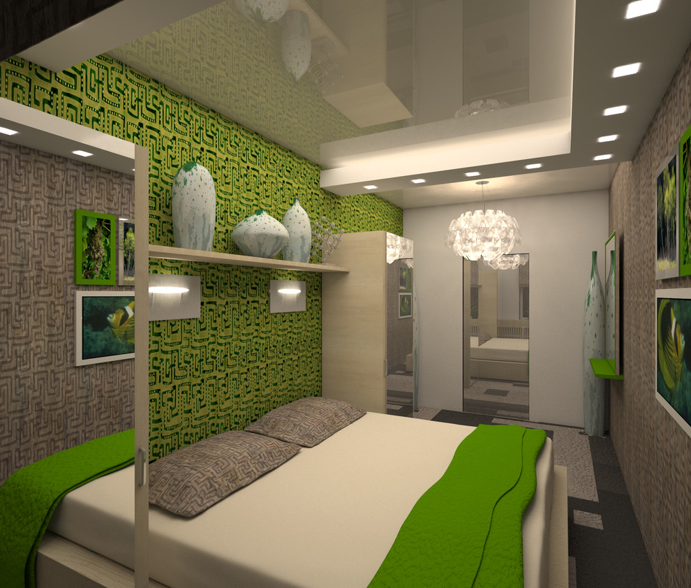 Зеленая спальня