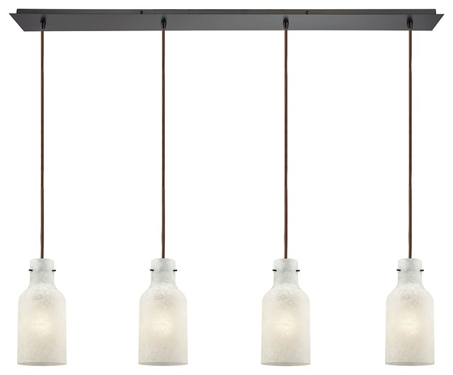 Elk Lighting Weatherly Four Light Linear Pendant