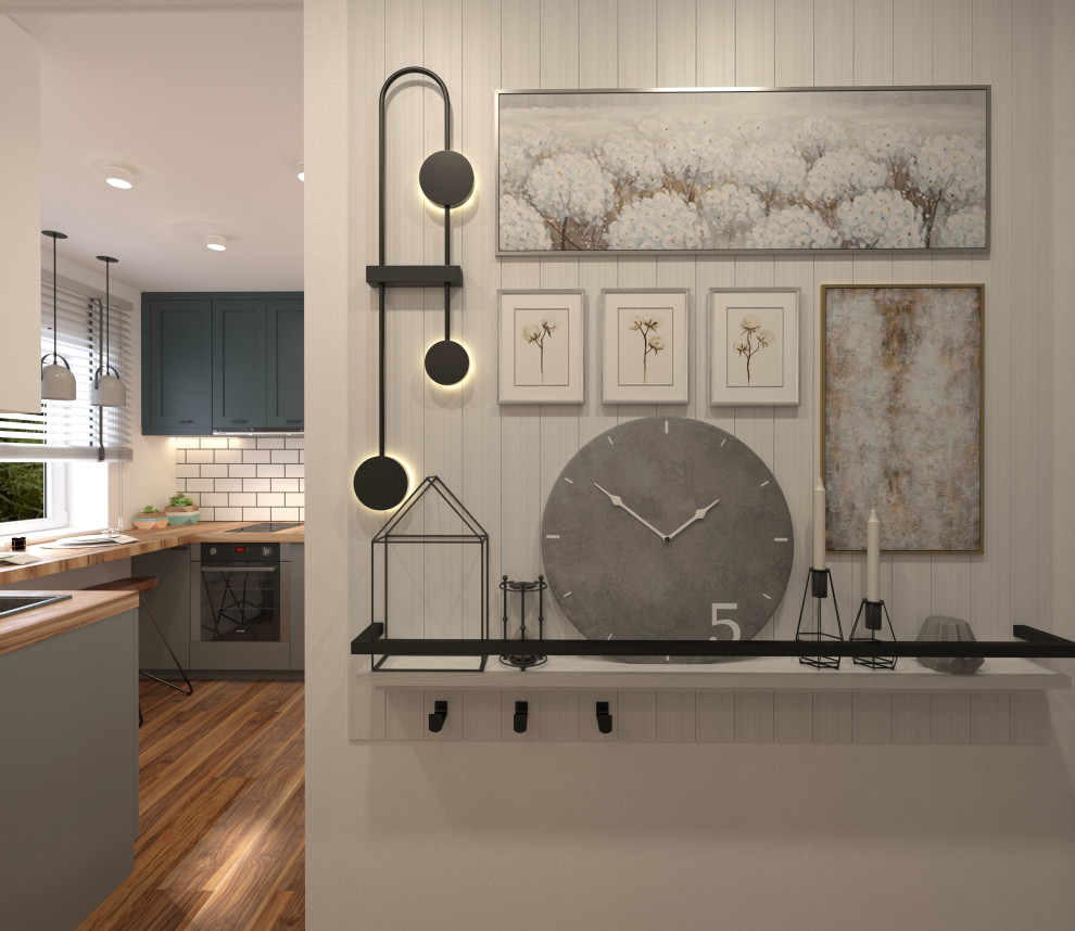 Маленькая однушка в старом фонде  "ДО и ПОСЛЕ"