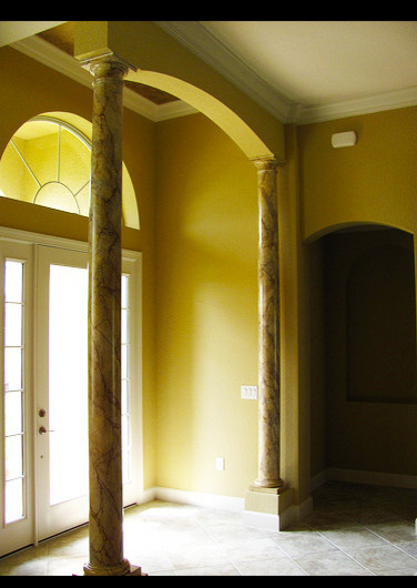 Faux Marble middelhavsstil-entre