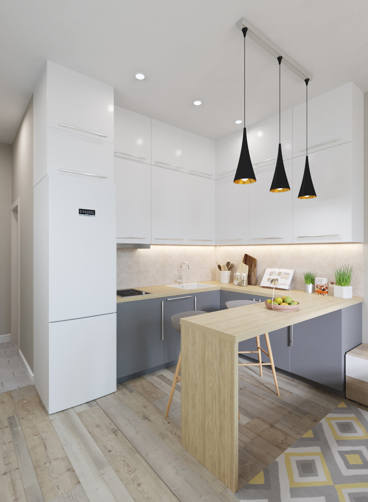 Дизайн-проект апартаментов под сдачу 28кв.м.