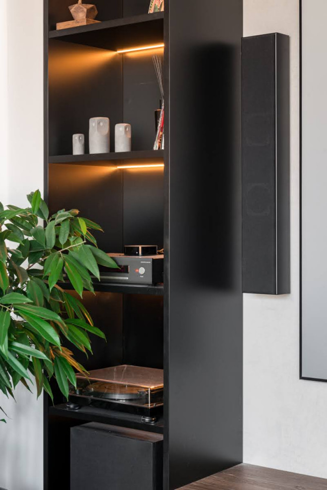 Шикарная кухня-гостиная в Москва-Сити