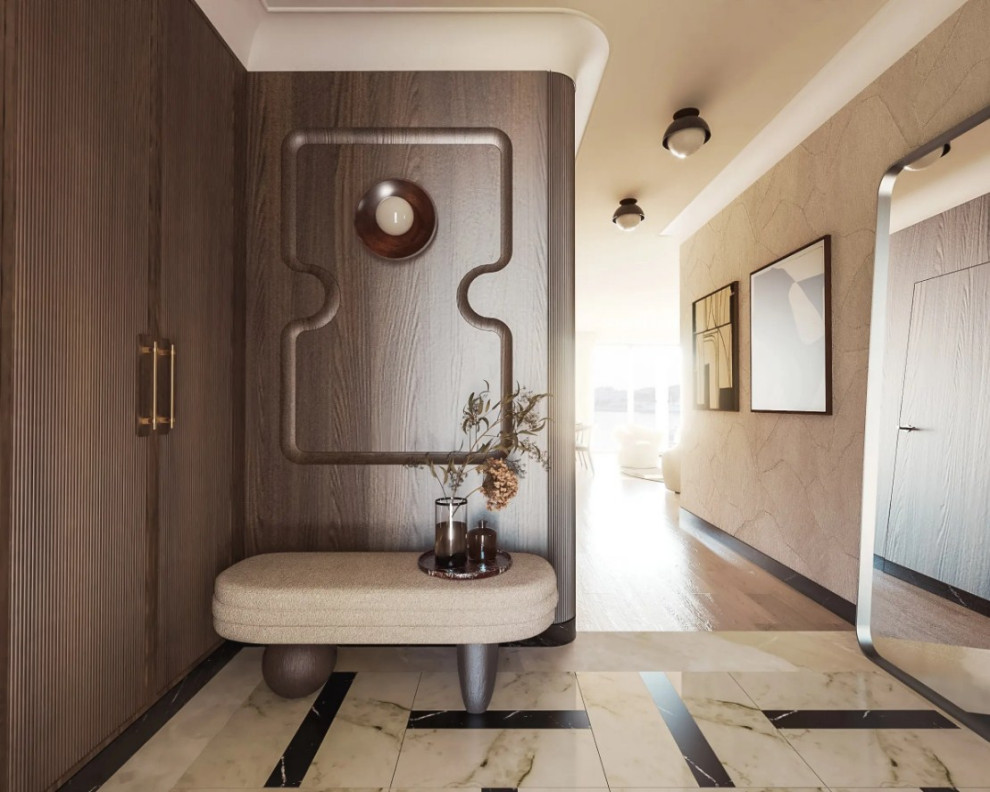 Гостиная -кухня из проекта квартира для режессера