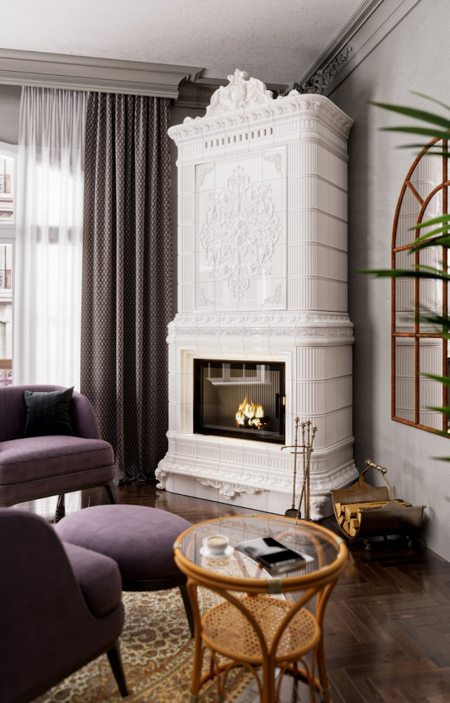 Изразцовый камин "Леон"