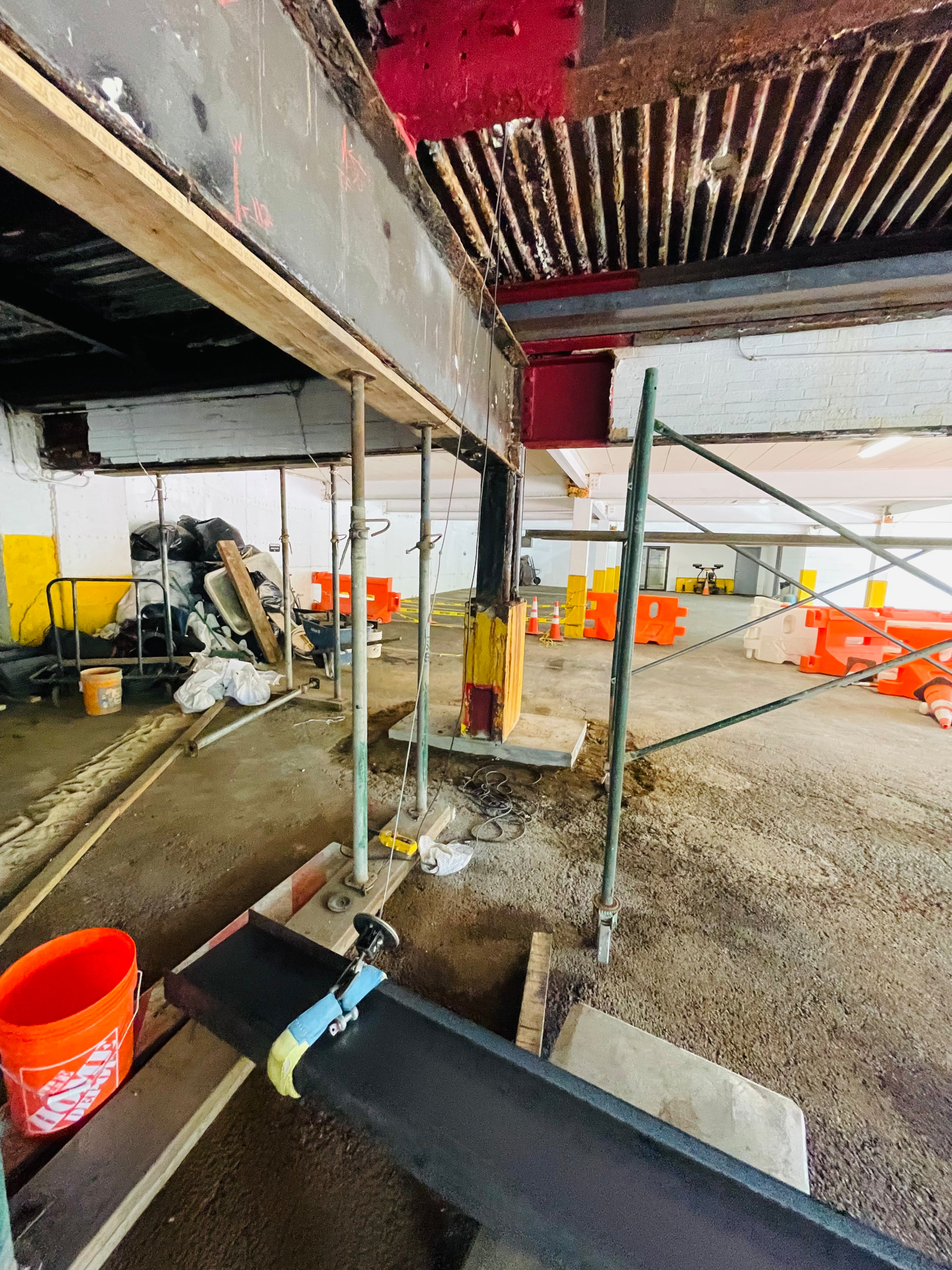 Temporary Parking Structure reinforcement