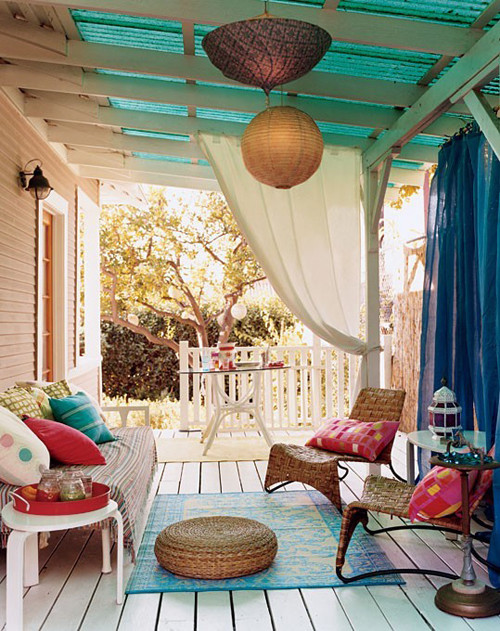 This is an example of an eclectic verandah in Other.