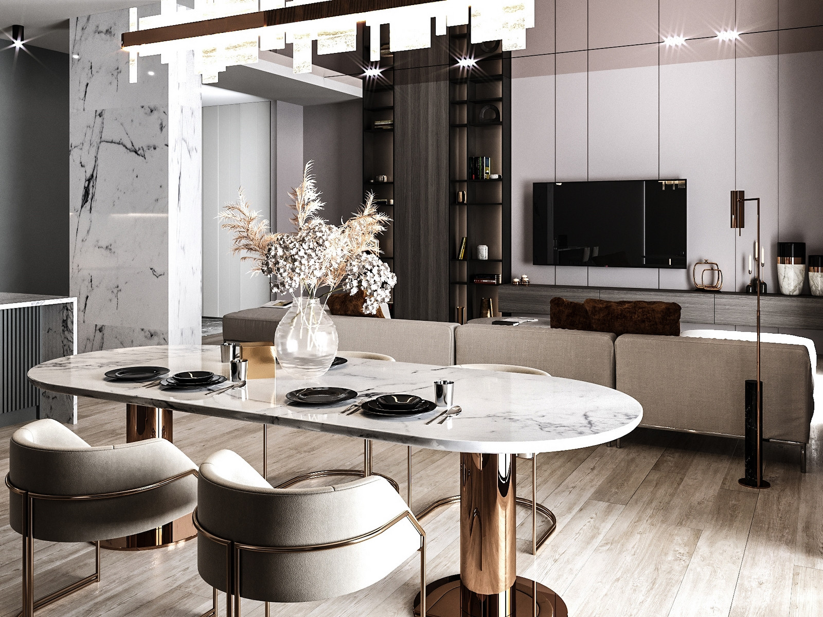 Дизайн интерьера в ЖК Кутузовский 12