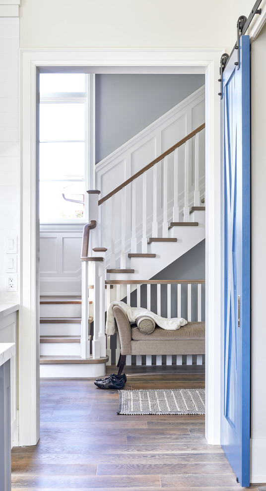 Inspiration for a transitional entryway remodel in Toronto