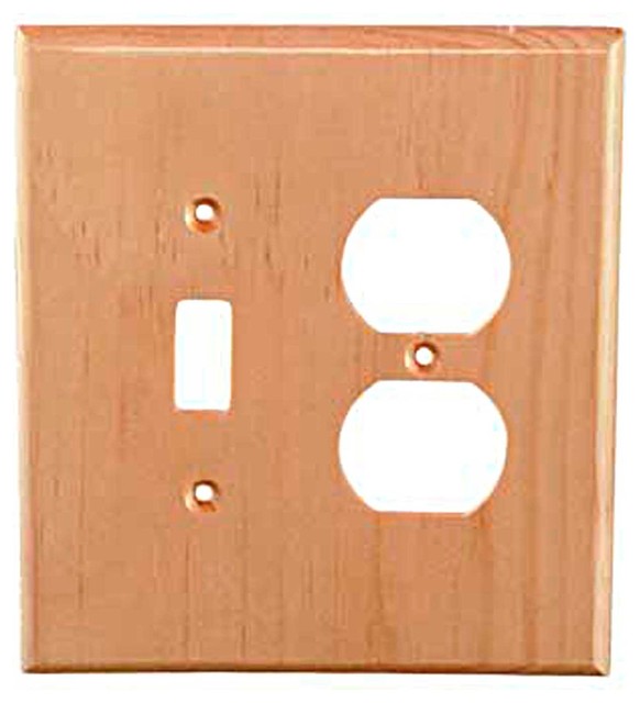 Traditional Toggle / Duplex Unfinished Knotty Pine Traditional