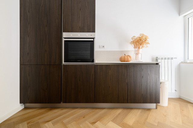 100 mq in stile classico contemporaneo contemporary-kitchen