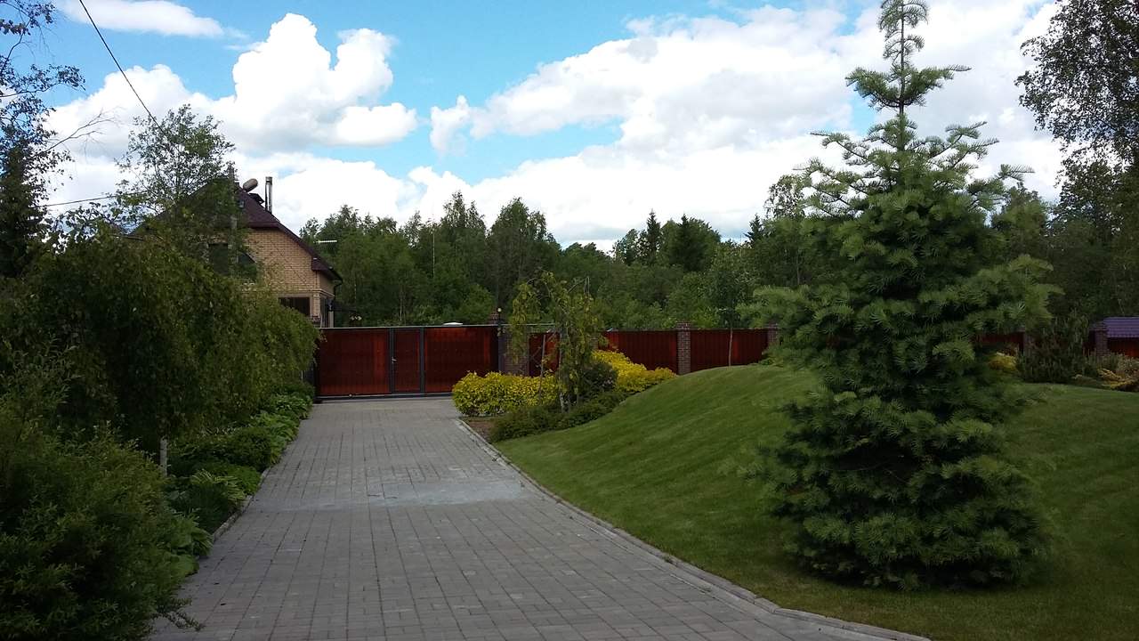 Сад  на холмах