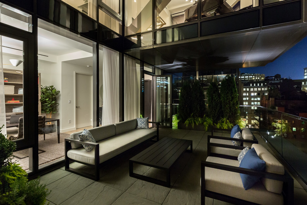 Soho Minimalist Penthouse - Contemporary - Deck - New York - by B ...