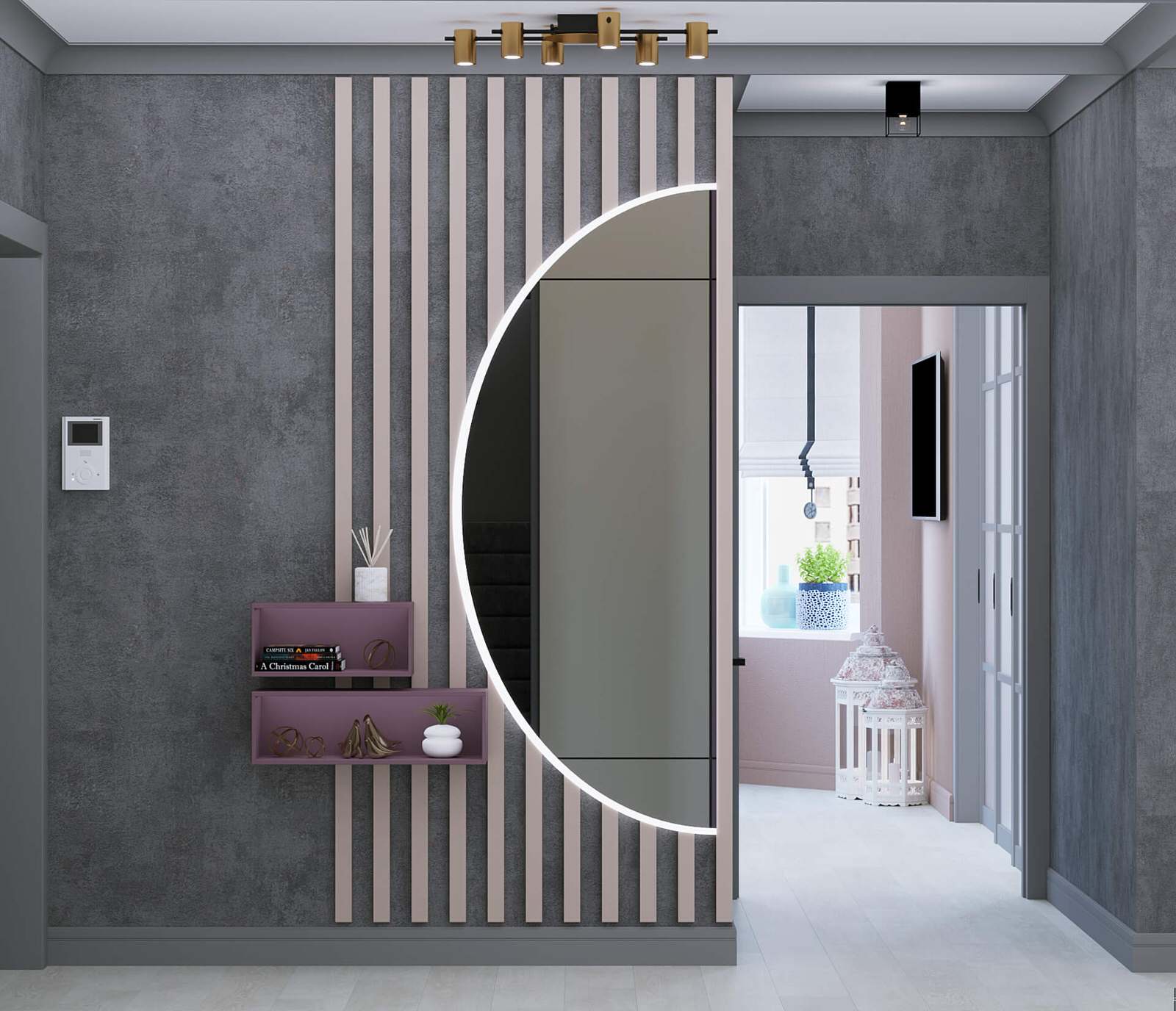 Дизайн двухкомнатной квартиры в современном стиле