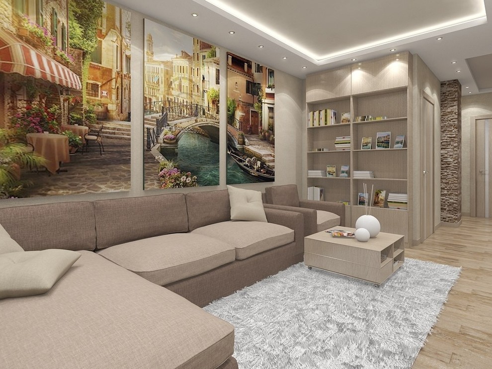 Дизайн-проект квартиры, 72 м2, ЖК Город Набережных