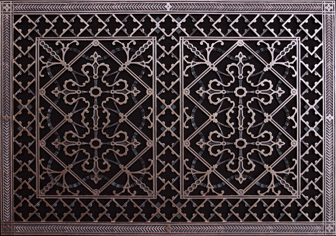 Arts Crafts Style Decorative Grille Vent Grate Or Register