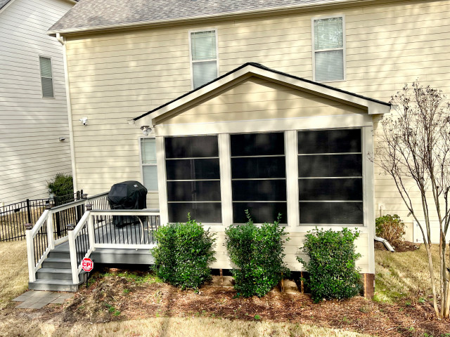 Ludenia Screened Porch modern-veranda