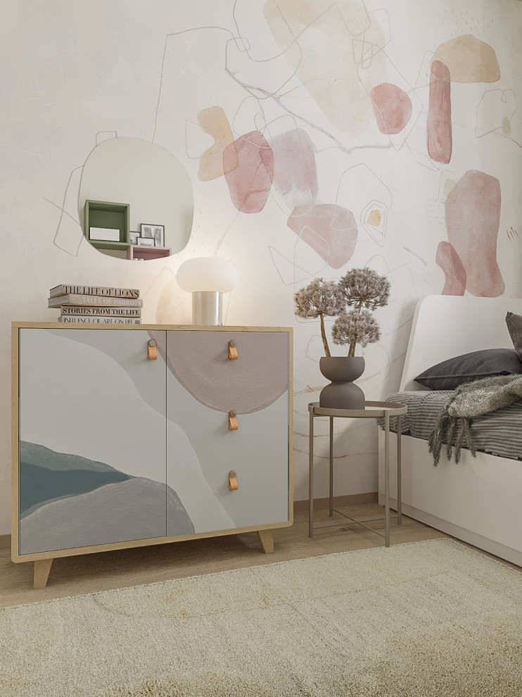 Проект светлой квартиры в Санкт-Петербурге |  Площадь: 68.34 м2.