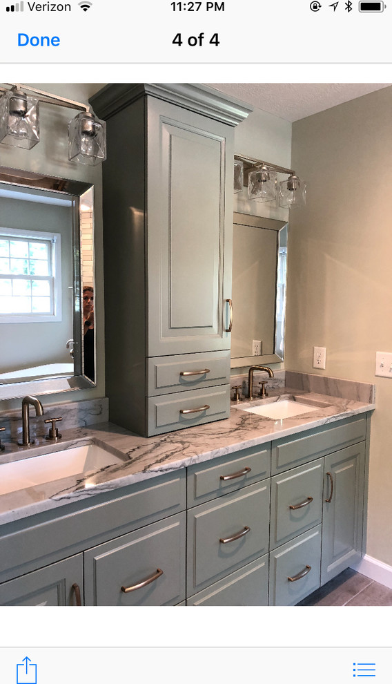 Transitional bathroom photo in Cincinnati