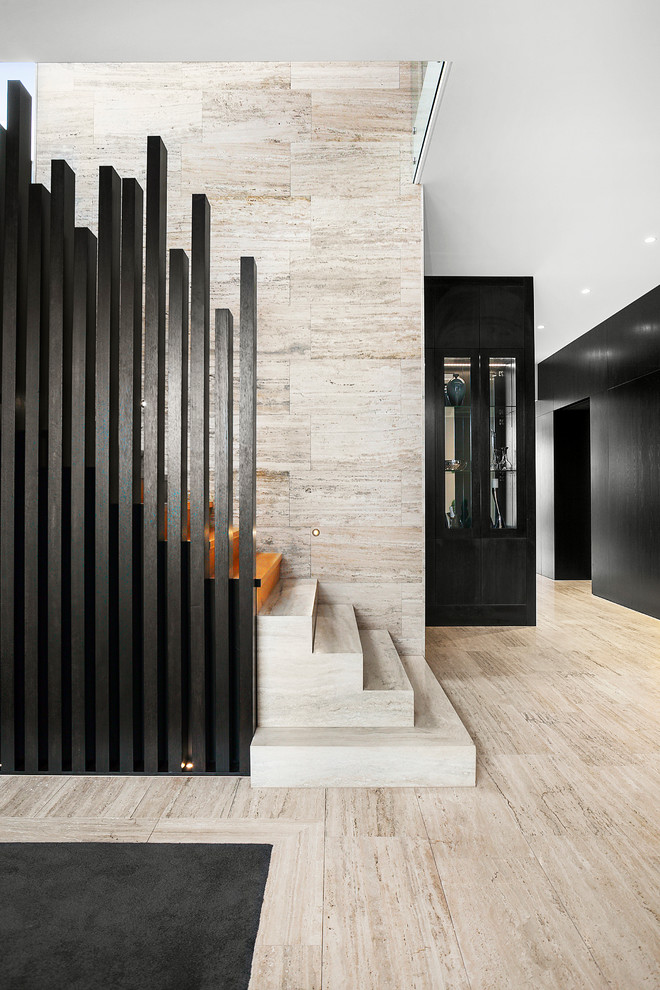 Inspiration for a contemporary hallway in Melbourne.